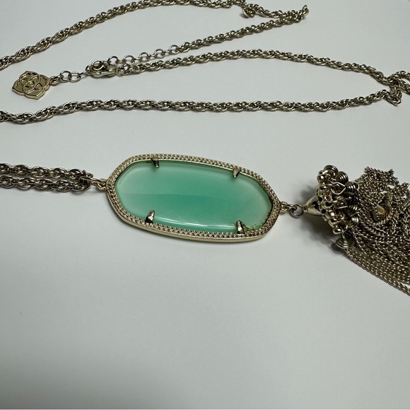 Kendra Scott Rayne Necklace Chalcedony - Picture 5 of 13